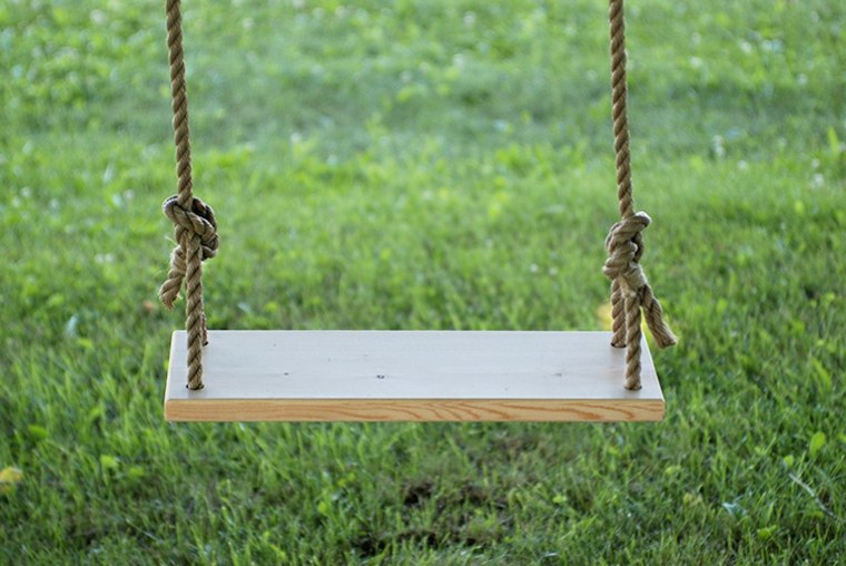 idea make children swing wood brico