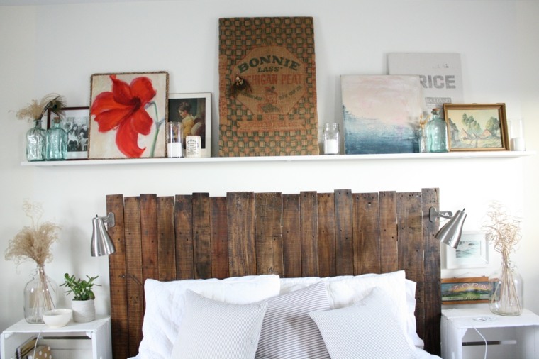 decorate bedroom idea wooden pallet frames decorate wall idea