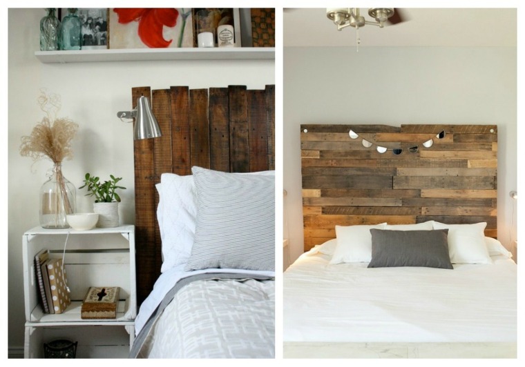 manufacture a wooden headboard idea wooden pallet diy manufacture space