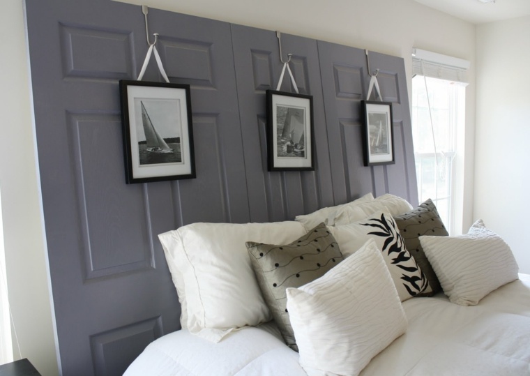 decoration room headboards gray color