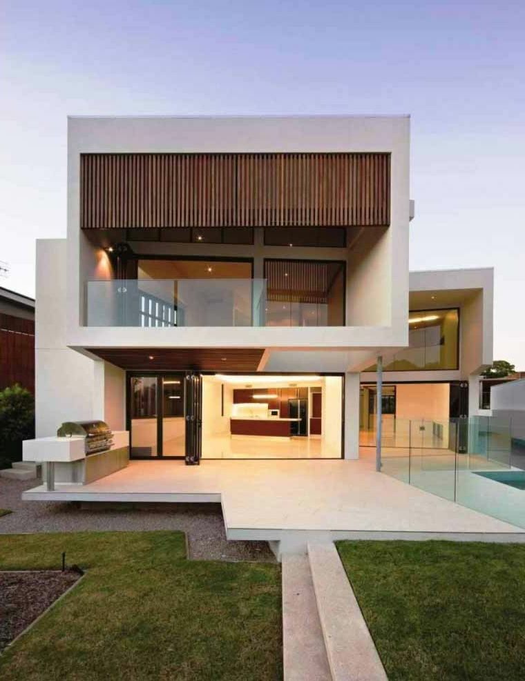 modern houses facade