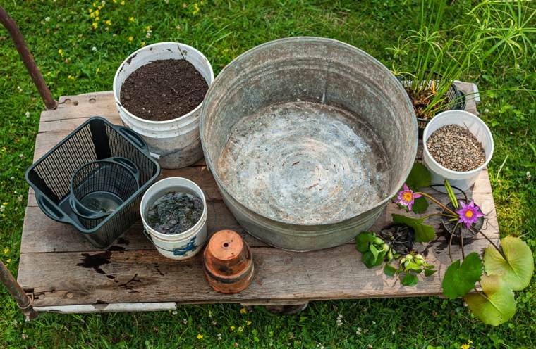 to make a water basin tutorial-materials