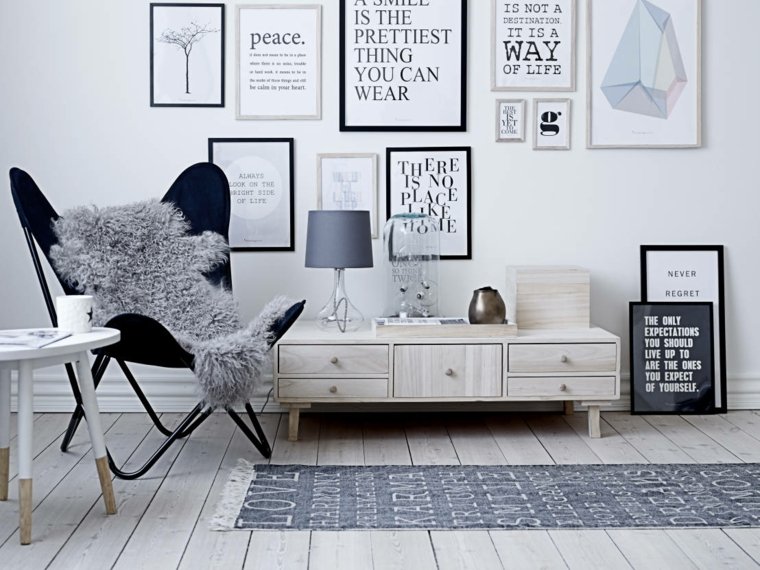 deco scandinavian living room armchair design