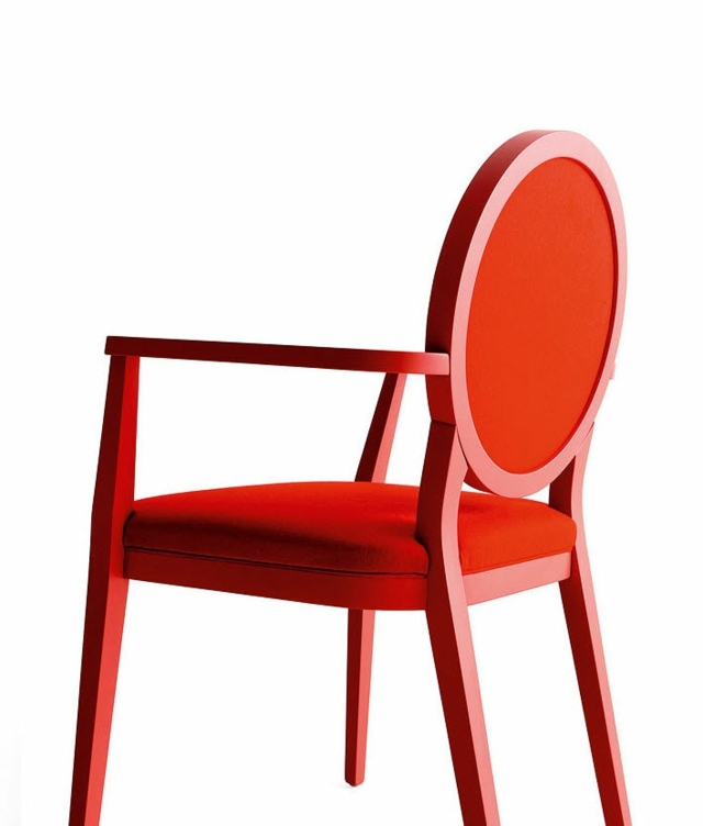 armchair orange color