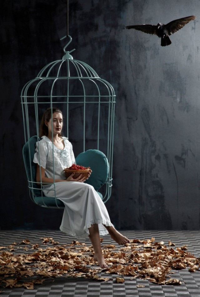 chair type modern cage lisa klappeI designer young modern cage bird