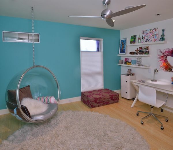 modern armchair suspend child room