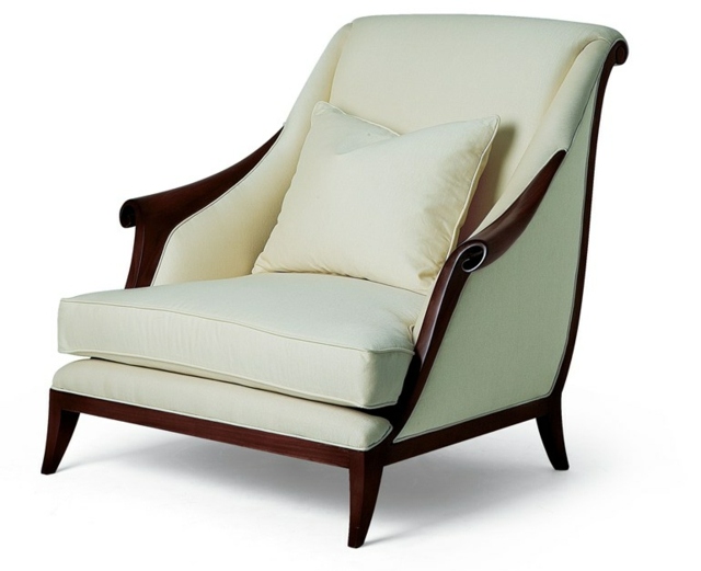 art-deco upholstered armchair Christopher Guy