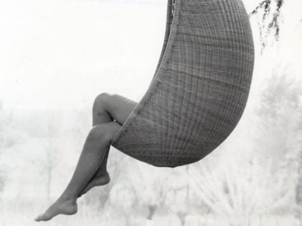 rattan garden hanging chair