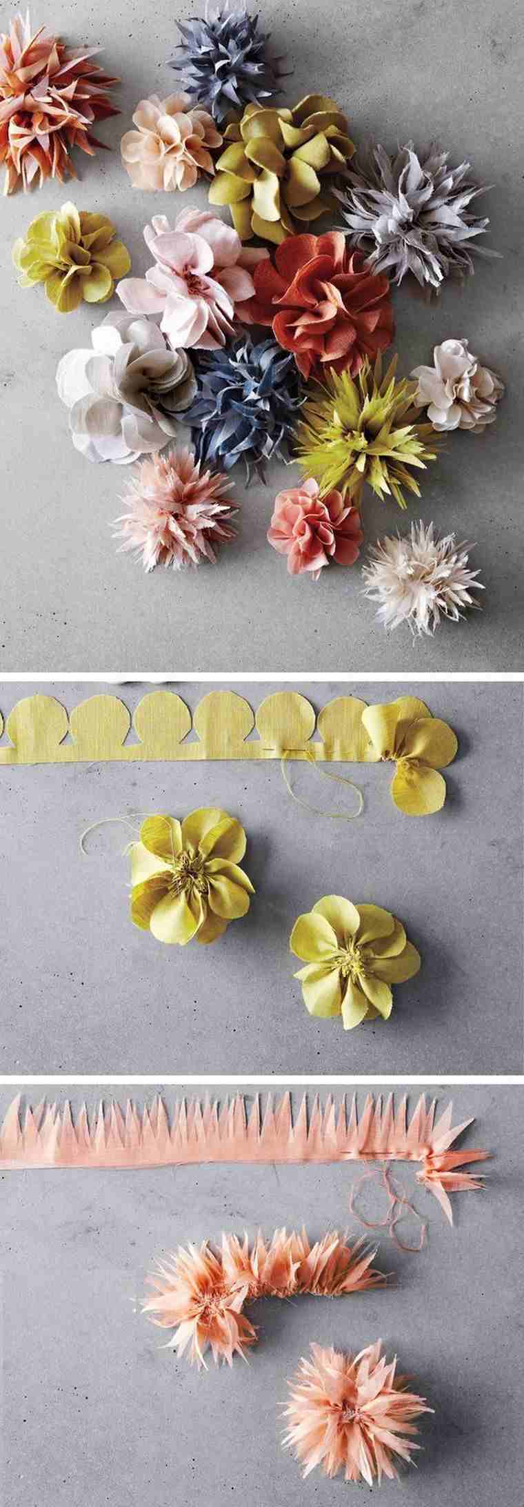 idea project diy easy diy make oneself flowers fabric