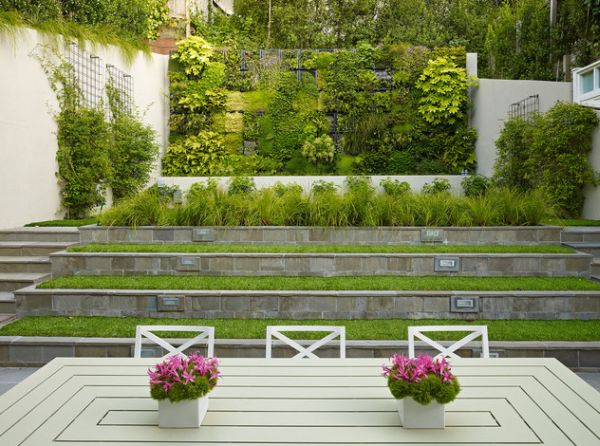 blomster beplantede bakker udendørs landskabspleje