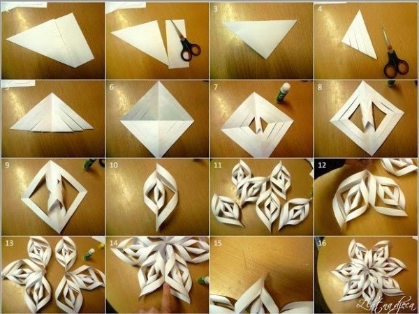 snowflakes-paper-DIY-how-to-do-paper-white-ide-original DIY snøfinger