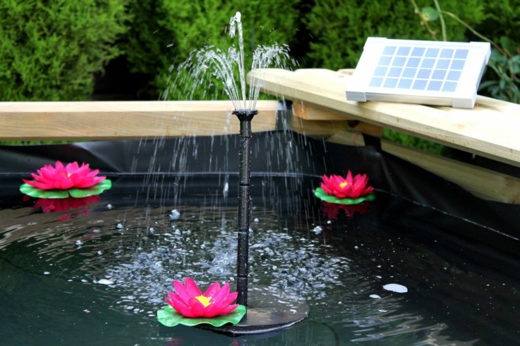 fountain garden solar garden pond