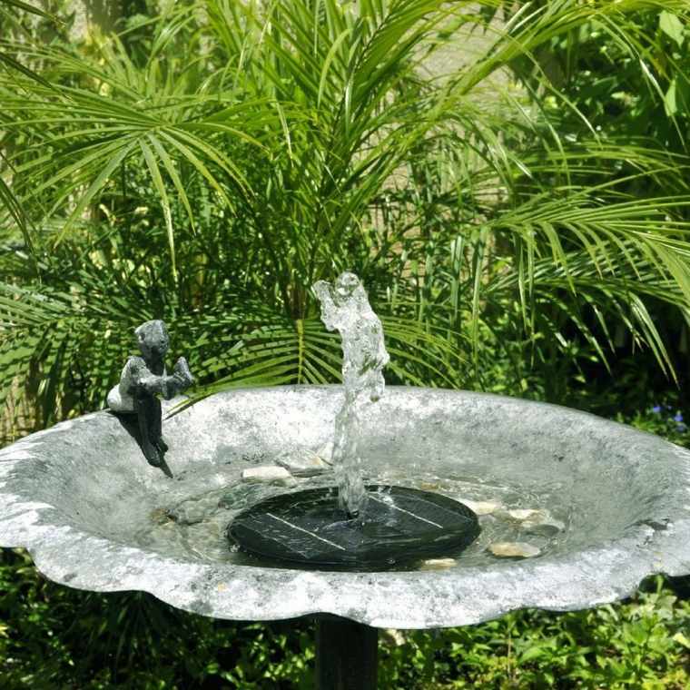 garden fountain metal deco exterior