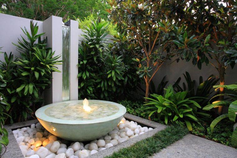 modern fountain idea outdoor gardens