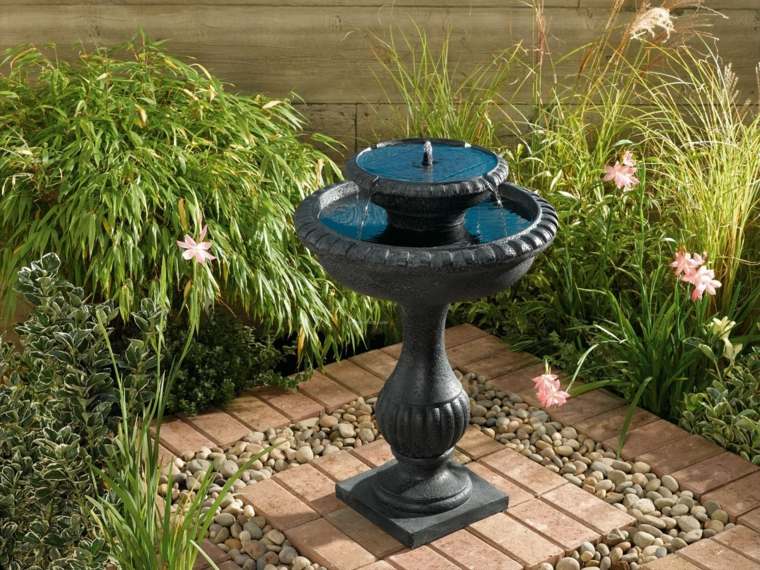 solar waterfall garden fountain blenheim