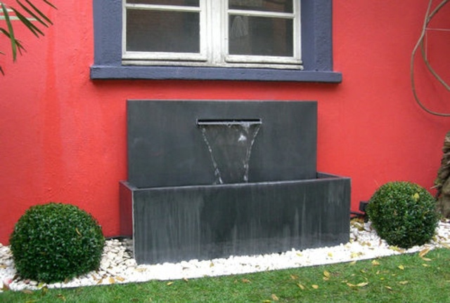 zinc fountain OSMOSE Olivier JOANNIN