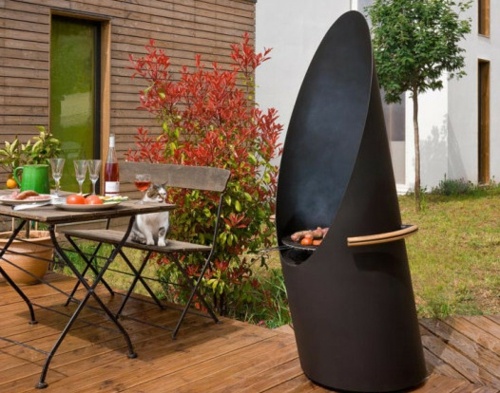 original shape barbecue terrace