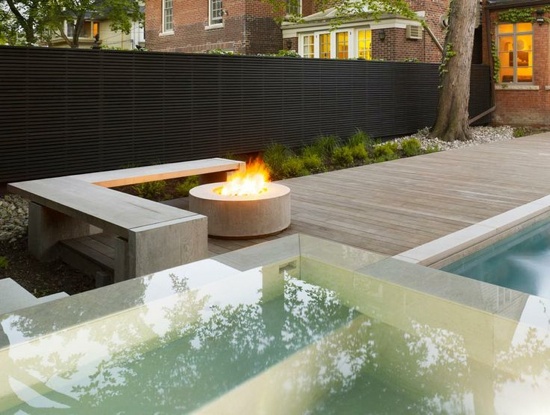 design patio fireplace