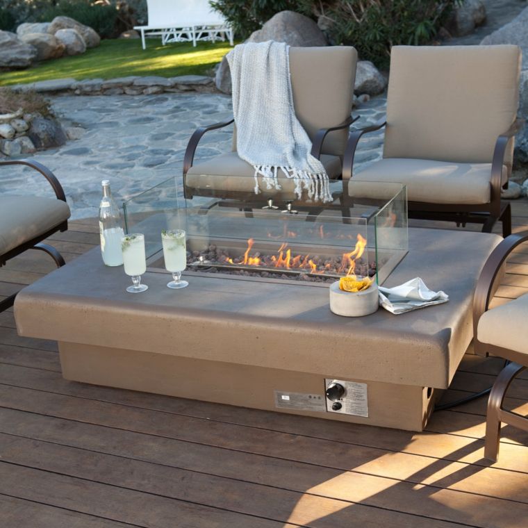 outdoor fireplaces idees coffee table garden furniture