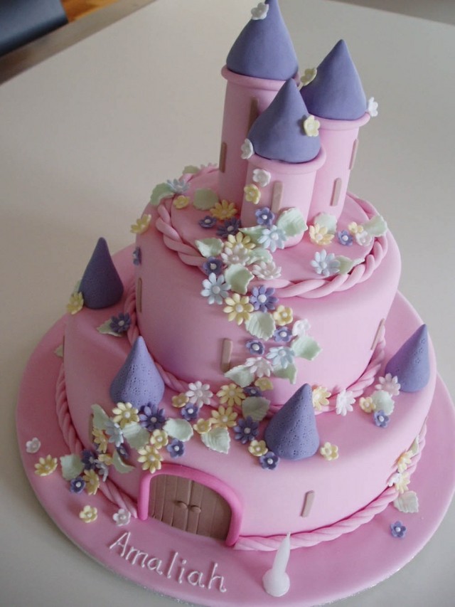 princess castle cake