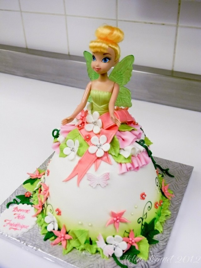 tinkerbell tårta perfekt för liten tjej