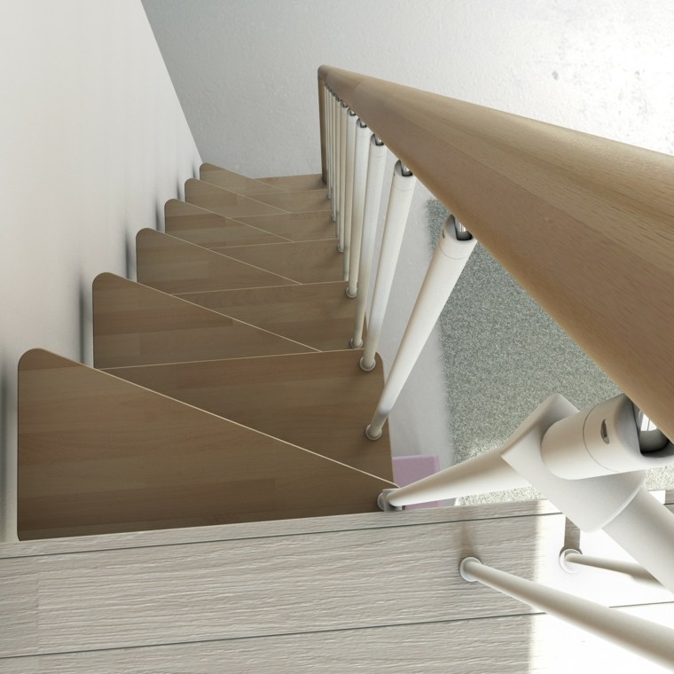railing contemporary wood stair