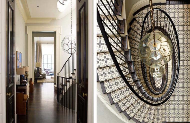 railing luxurious staircase large style