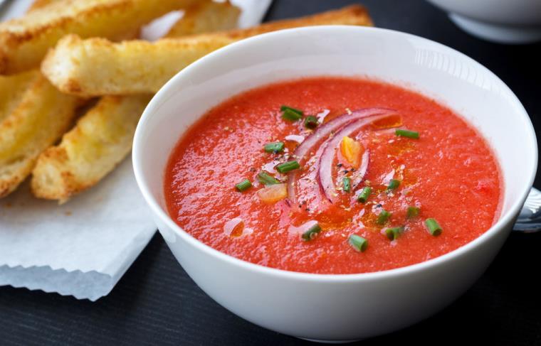 Tomato Gazpacho Soup-cold