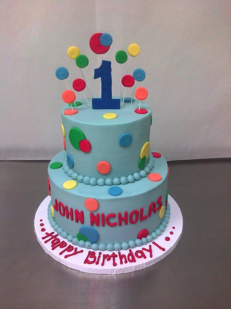 original birthday child cake