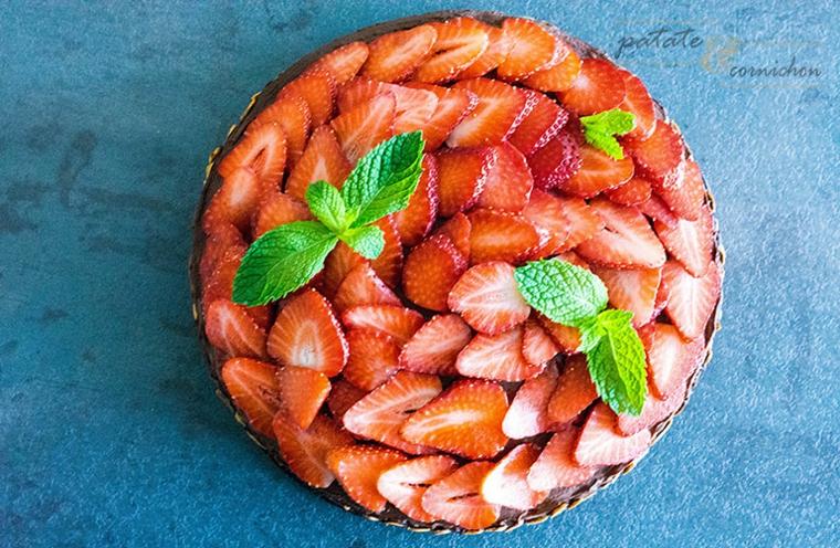 recipe vegan pie strawberries birthday cake idea