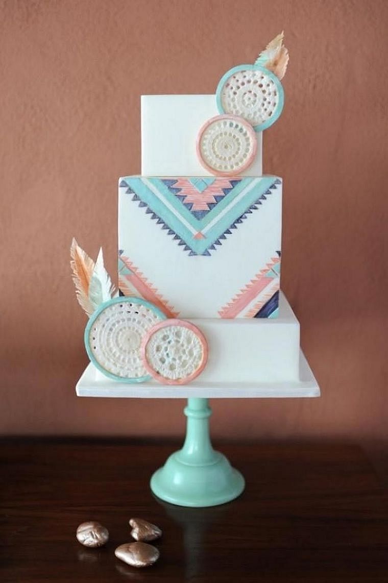 cake-of-marriage-bohemian-chic edge