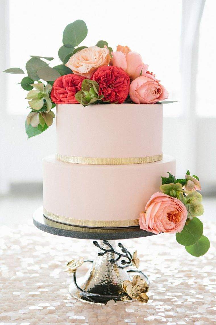 wedding cake-decoration-floral-example