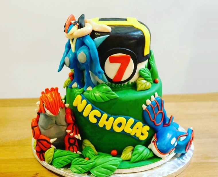 Pokemon Cake For A Birthday Simply Top A Spicy Boy