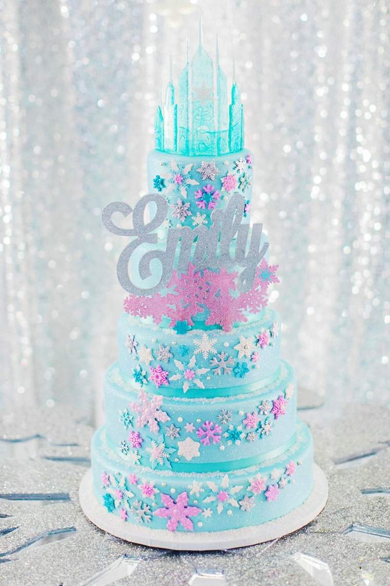 snow queen cake magical birthday