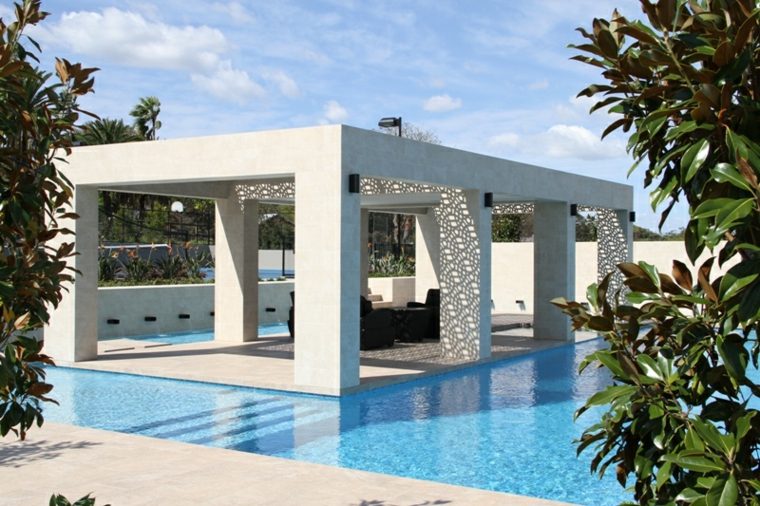 gazebo shelter terrace garden modern pools design