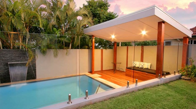 huts sun shelter modern pools