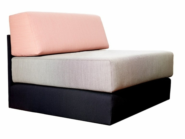 Absolute comfort by Dessau Design cushion contrast pink black