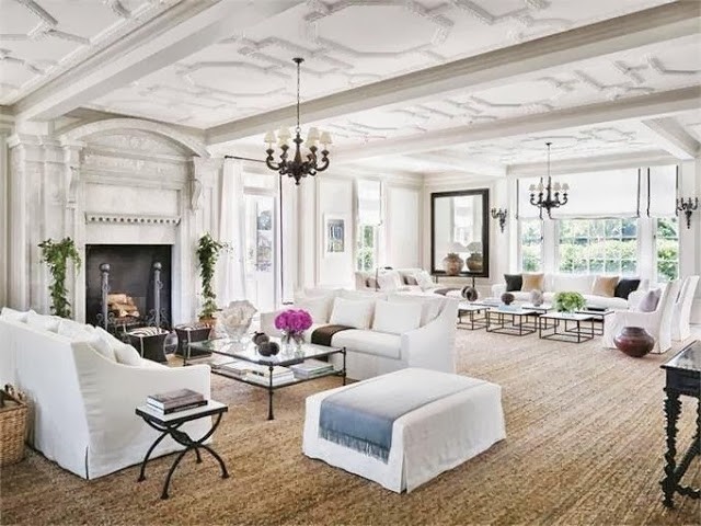 great-carpet-traditional sisal-white lounge