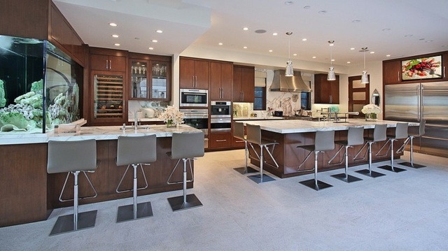 large modern kitchen