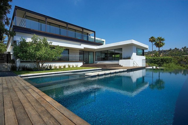 large modern pool