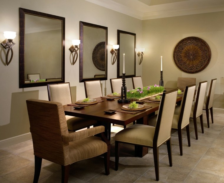 Dining Room Mirror Space Balance, Rectangle Mirrors For Dining Room