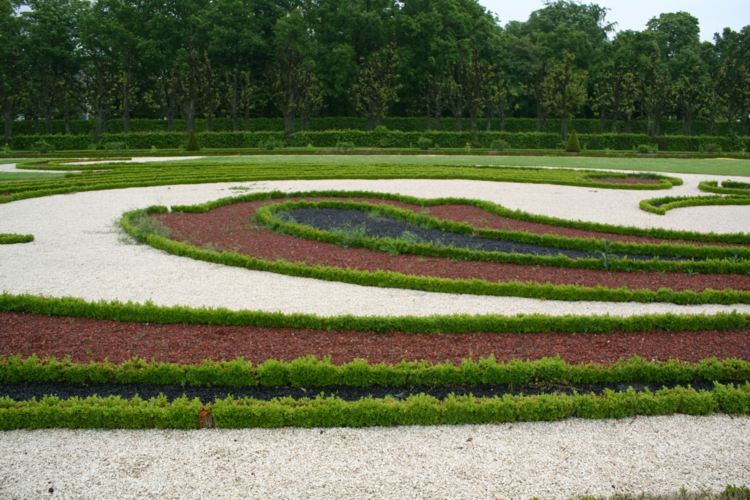 white gravel idea deco garden