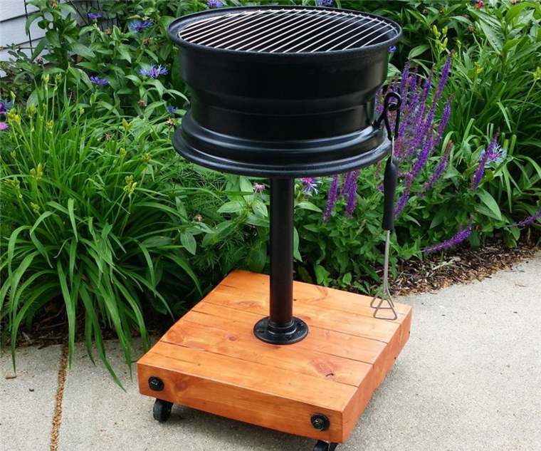 barbeque grill'exterieur cuisines modernes ete