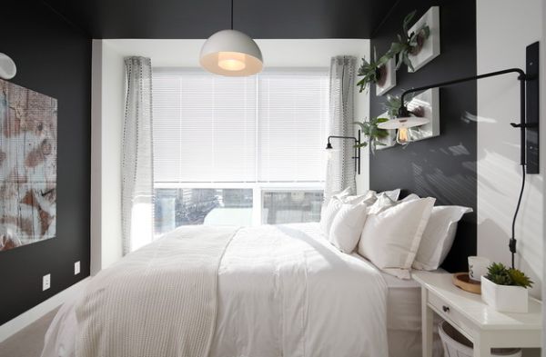 gray white contemporary room decoration