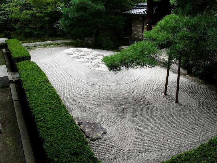 zen garden idea penyelenggaraan hiasan batu