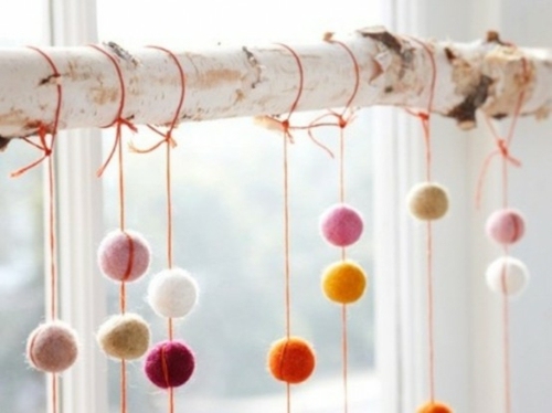 christmas garland Scandinavian design