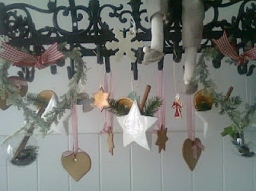 interesting Christmas garland