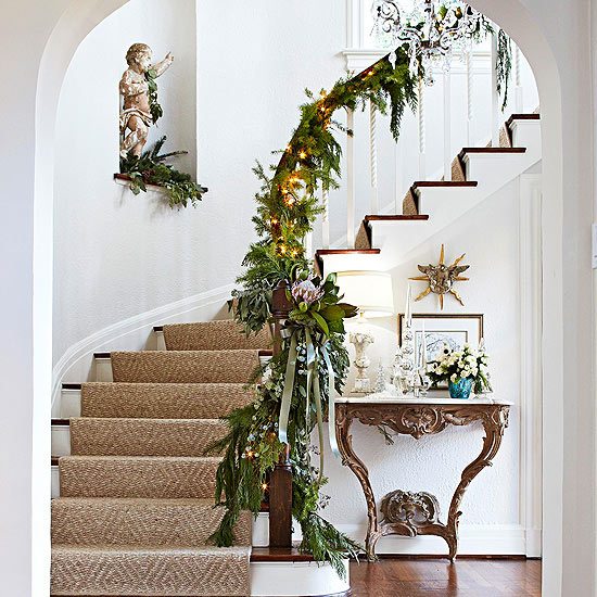 christmas garlands - garland ramp