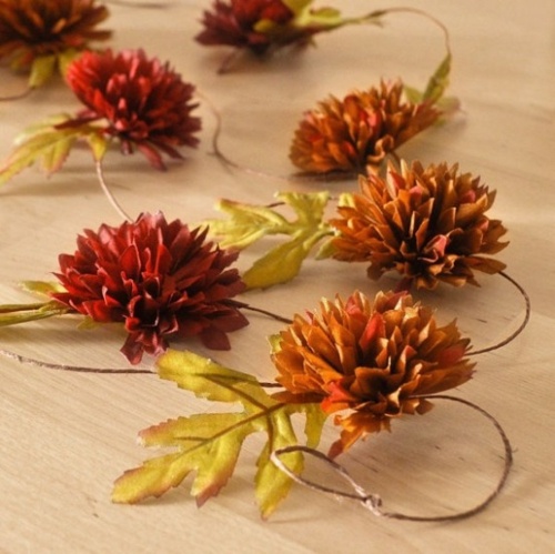 wreath flowers autumn