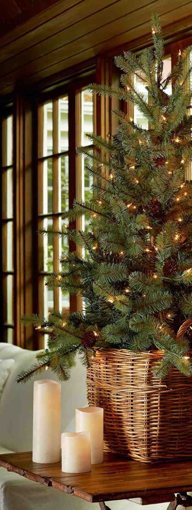 christmas tree deco idea garland light christmas deco